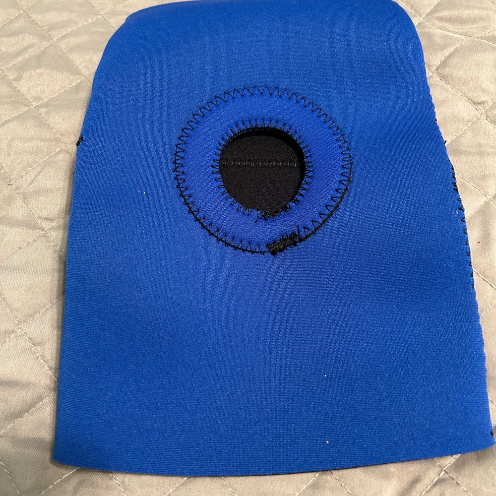 Blue Neoprene Knee Sleeve